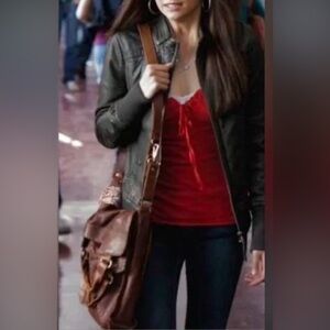 LUCKY Brand ABBEY ROAD Fold Over Leather Crossbody Purse Vampire Diaries